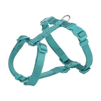 Trixie Trixie hondentuig premium h-tuig aqua blauw