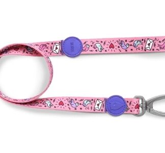 Morso Morso hondenriem gerecycled sweet tweet roze